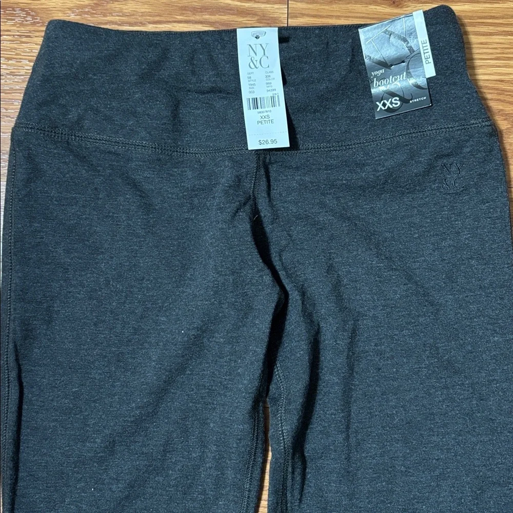 New York & Company Dark Gray Flared Leggings